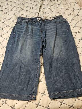 Lane Bryant Wide Leg Capri Jeans
